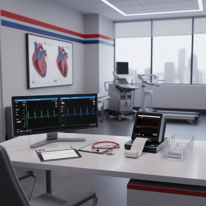 Cardiology specialist providing care