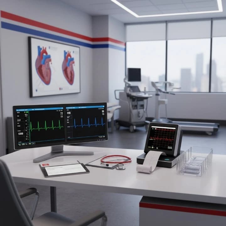 Cardiology specialist providing care